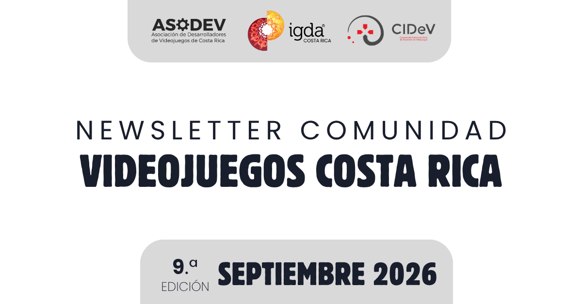 Newsletter Comunidad de Videojuegos Costa Rica — September 2026